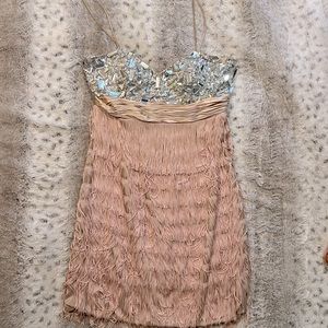 Sherri Hill Jeweled Fringe Dress